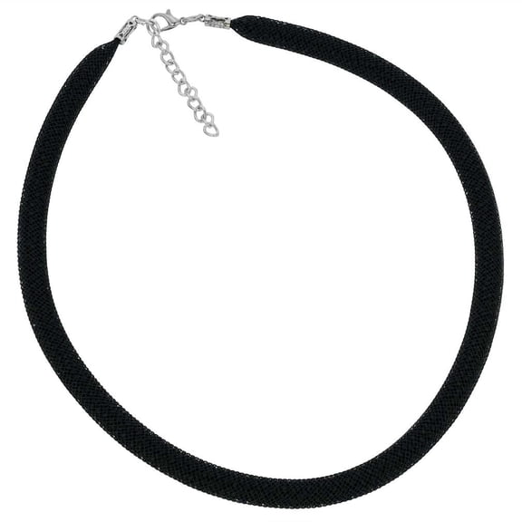 GlassOfVenice Murano Glass Necklace Eleganza - Black