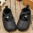 thumbnail image 2 of BESLY 0-18M Toddler Baby Girls Shoes Moccasins with Rubber Sole Shoes Tassel Bow Girls Ballet Dress Shoes, 2 of 5