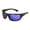 Black/Blue, variant on Large Bifocal Sport Sunglasses - High Performance Protective Safety Glasses - Sun Reader Ansi Z87.1 Certified +3.00