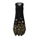 thumbnail image 5 of Vestido largo de chaleco con bolsillo para mujer con cuello en V estampado sin mangas a la moda para mujer sexy Pompotops  ghjkhdj7494, 5 of 7