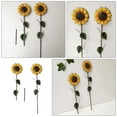 thumbnail image 4 of ADDHAT 2Ud Estacas Para Jardín Girasol Amarillo Metálico Ideal Para Decorar, 4 of 8