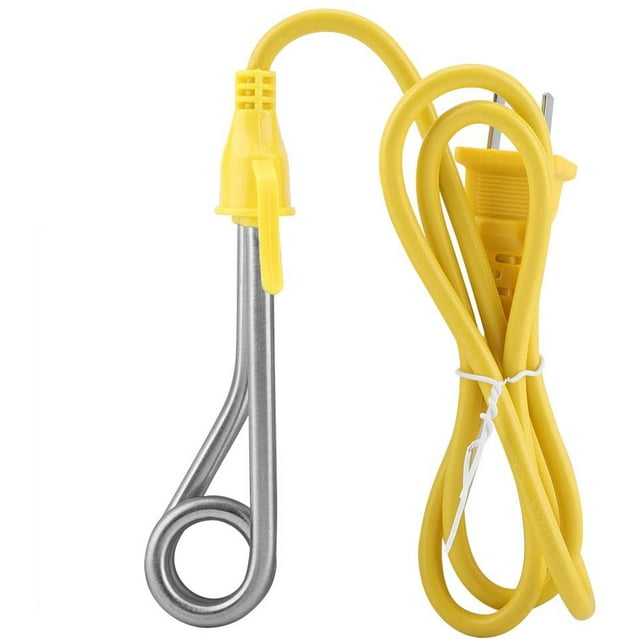 Calentador de inmersión, resistencia de elemento calefactor multifunción de 220 V y 600 W para calentador de agua portátil, juego de minicaldera de viaje