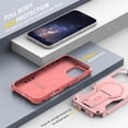 thumbnail image 5 of TECH CIRCLE for iPhone 13 Pro Max Magnetic Armor Hybrid Case with Invisible Stand [Compatible with MagSafe] Military Grade Rugged Protection Heavy Duty Shockproof Case for Wamen Men,Pink, 5 of 7