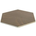 thumbnail image 4 of The Tile Project 8x10 Woodside Hexagon Porcelain Oak Floor/Wall Tile (1 Sample), 4 of 5