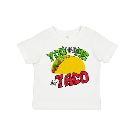 

Inktastic You Had Me at Taco Gift Toddler Boy or Toddler Girl T-Shirt