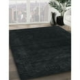 thumbnail image 3 of Ahgly Company Machine Washable Indoor Round Contemporary Gunmetal Green Area Rugs, 5' Round, 3 of 7
