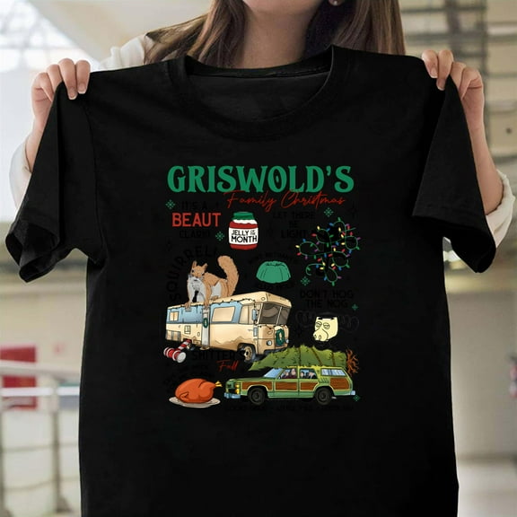 Griswold Christmas Tree Farm Graphic Unisex T-Shirt, Funny Holiday Family Movie Gift G0423, Up to Size 5XL