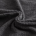 thumbnail image 5 of suxuMhao Solid Color Jacquard Sofa Cover Dark Gray Washable Stretch Slipcover Oversized 120-141 Inches 5 Seater Couch Cover Protector Para Sofa All Season Universal Furniture Protector 1 Piece, 5 of 5