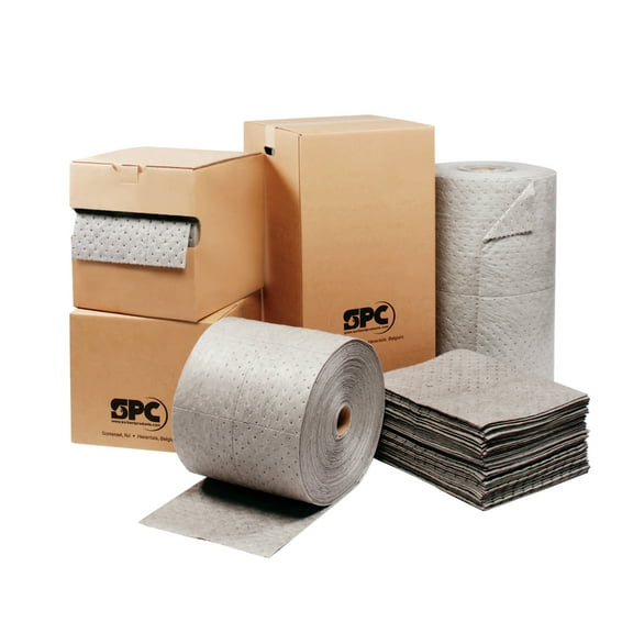 SPC SPC MRO Plus Sorbents, Absorbs 2 gal, 18 1/2 in x 18 1/2 in