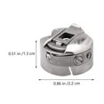 thumbnail image 4 of KEINXS 4pcs Sewing Machine Bobbin Case Household Sewing Machine Metal Bobbin Case, 4 of 8