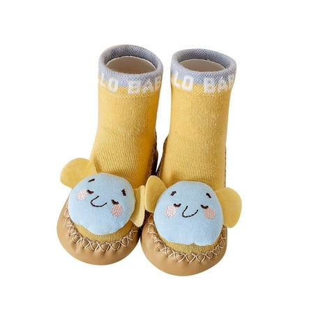 

Qufokar Toddler Sandals 5 Bunny Slippers Autumn And Winter Comfortable Baby Toddler Shoes Cute Cartoon Pattern Animal Calf Elephant Children Cotton Warm Breathable Floor