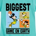 thumbnail image 3 of Disney - Biggest Game On Earth - Toddler & Youth Girls Short Sleeve Graphic T-Shirt, 3 of 5