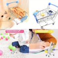 thumbnail image 5 of CNKOO 4 Pcs Mini Chariot de Courses Chariot de Courses Coloré Mini Chariot à Main Mode Mini Ulitily Trolley Rangement de Bureau ZZZ, 5 of 5