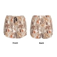 thumbnail image 5 of Lsque Woodland Animals in Neutral Tones Printed Women's Running Shorts with Liner Pockets,Elastic Quick Dry Workout Athletic Gym Yoga Shorts,Womens High Waist Shorts-X-Large, 5 of 9