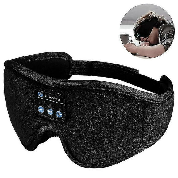 Sunrain Sleep Headphones, Bluetooth Wireless Music 3d Eye Mask, Adjustable Sleep Mask Headphone, U