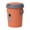 Orange, variant on Trash Can With Lid Kitchen Bathroom 6L Sealed Pedal Stylish Trash Can Scandinavian Small Trash Bag Concealable Plastic Cute Trashcan For Living Room Bathroom Office Blue #3tt33