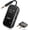 Shiny black, variant on SUNITEC Airplane Bluetooth 5.3 Adapter, Supports 2 Headphones, Wireless Audio Transmitter for All Headphones, 3.5mm AUX for Flights & Travel