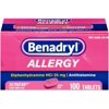 Benadryl Allergy Ultratab Tablets 100 ea (Pack of 2)