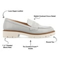 Journee Collection Womens Kenly Tru Comfort Foam Narrow Width Slip On Round Toe Loafer Flats