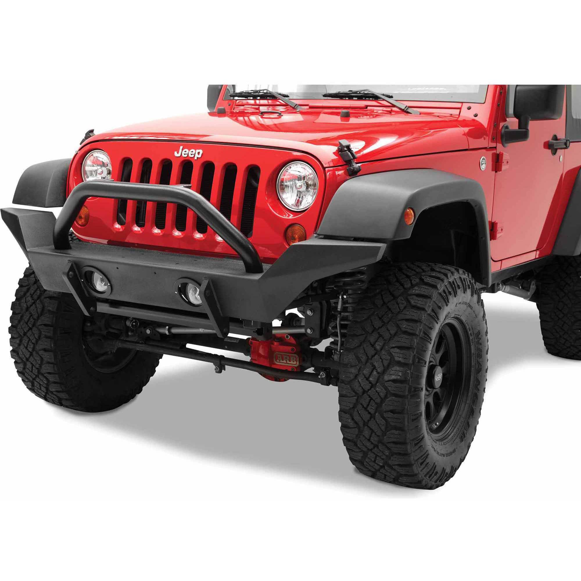 Bestop 44917 01 Wrangler Highrock 4x4 Front Bumper High Access Design Walmart Com Walmart Com