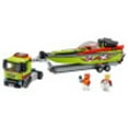 thumbnail image 3 of LEGO City Race Boat Transporter 60254 Vehicle Building Set for Kids (238 Pieces), 3 of 10