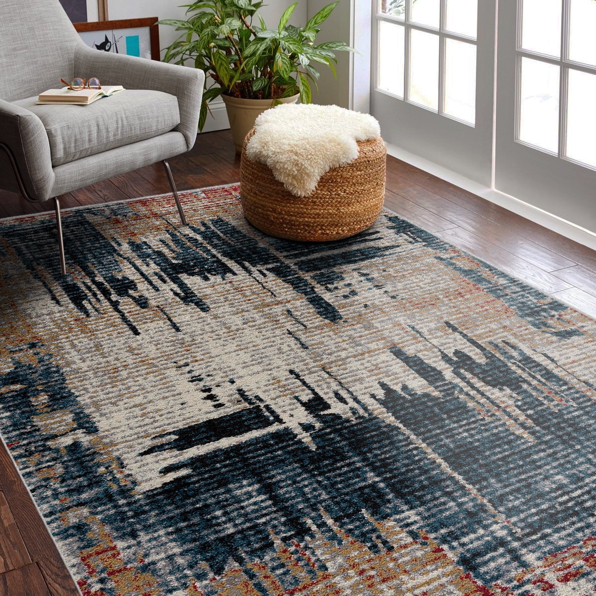 Rug Branch Nova Collection Tapis abstrait moderne