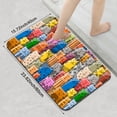 thumbnail image 2 of 1pc Colorful Cat Bathroom Rug Bathroom Decor and Accessories- Durable,Anti Slip,And Quick Drying,Suitable For Indoor/outdoor Use - Perfect For Bathrooms,Bedrooms,Kitchens, 2 of 9