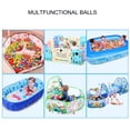 thumbnail image 4 of 200 Pcs CJC Plastic Ball Pit Balls with Storage Mesh Bag, Crush Proof Balls Ocean Balls for Toddles, Babies, Kids, Dogs and Pets, BPA Free, Colorful, 4 of 10