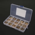 thumbnail image 3 of Brass Insert Nut,330pcs M2 M3 M4 Brass Insert Nut Brass Insert Nut Convenient Use, 3 of 9