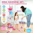 thumbnail image 6 of JoyStone 12 Pcs Dinosaur Kids Cleaning Set, Pretend Play Kit Toddler Role Play Toys Kids Broom and Mop Set for Girls Boys Age 3+, Christmas Birthday Gift for Girls Boys, Pink, 6 of 7
