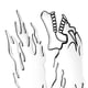 thumbnail image 3 of Lot de 2 autocollants universels 3D pour réservoir de carburant, motif crâne de flamme, pour moto, argent, 3 of 3