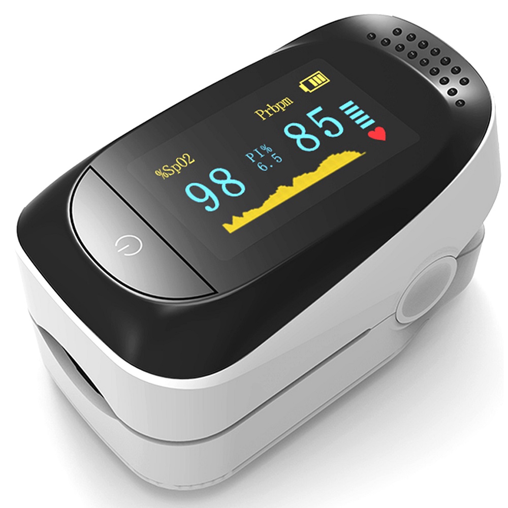 Finger Pulse Oximeter Blood Oxygen Saturation SpO2 Monitor