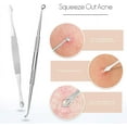 thumbnail image 3 of Blackhead Remover Pimple Popper Tool Acne Comedone Zit Extractor Kit for Nose Facial Pore, Blemish Whitehead Extraction Popping Needle, 3 of 10