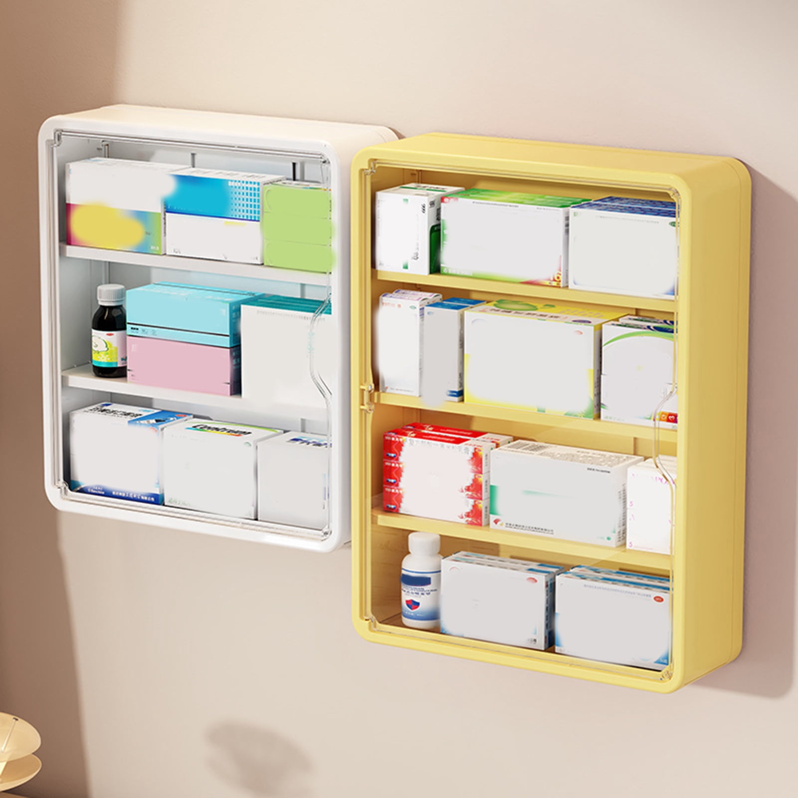 Easy Install Wall Mounted Organiser Multi Layer Shelf For Bathroom Bedroom Space Saving Storage Rack for Cosmetics