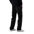 thumbnail image 4 of Cargo Sweatpants for Men Fleece Lined Baggy Joggers Relaxed Fit Straight Leg Open Bottom Active Athletic Pants, 4 of 4