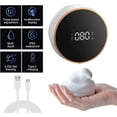 thumbnail image 5 of Wall Mounted Automatic Soap Dispenser, Electric Soap Proposal Machine, Rechargeable with Temperature Display, Suitable for Kids and Adults (White), 5 of 5