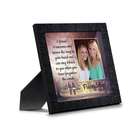 Friendship Song Framed Poem Long Distance Friendship Gifts Best Friend Birthday or Christmas Gift 6427CH