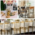 thumbnail image 5 of Dalrosia Pearl Wedding Chair Decoration with Artificial Rose Faux Pearl Beaded Garland String Chair Sash Decor for Bridal Shower Wedding Aisle Ceremony Party Banquet, 5 of 5
