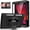 Leather Hand Strap (Black), variant on KOMI for iPad 9th/ 8th/ 7th Generation Case (iPad 10.2 inch Rugged Case 2021/2020/2019) with Screen Protector, Rotating Stand/Pencil Holder/Carrying Shoulder Strap Stick Kickstand & Translucent