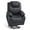 Black-Medium, variant on MCombo Electric Power Lift Recliner Chair with Vibration and Heat for Elderly, Faux Leather, Light Brown