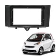 thumbnail image 2 of 2 Din Car Radio Fascia for Smart Fortwo 2011-2015 DVD Stereo Frame Plate Adapter Mounting Dash Installation Bezel, 2 of 7