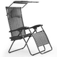thumbnail image 3 of High-Quality Folding Lounge Chair with Shade Canopy and Cup Holder, 3 of 3