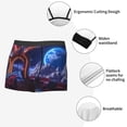 thumbnail image 3 of Yiaed Futuristic Bar Space View Print Men's Soft Cotton Boxer Shorts Breathable Boxers Underwear Moisture-Wicking Underwear Stretch Boxer Briefs for Man-Small, 3 of 5