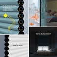 thumbnail image 3 of Yoolax Smart Motorized Cellular Shade Blackout Honeycomb Automatic Blinds Cordless Electric Blinds(100% Blackout Blue,50"W x 72"H), 3 of 6
