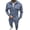 Light Blue, variant on Clothing Men's Suits,Men's Fall Breathable Two Piece Breathable Suit Roll Sleeve Shirt Pants Set