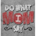 thumbnail image 2 of Funny Mother Saying Do What I Say Mom Womens Plus Size Graphic Zipper Hoodie Brisco Brands 2X, 2 of 5