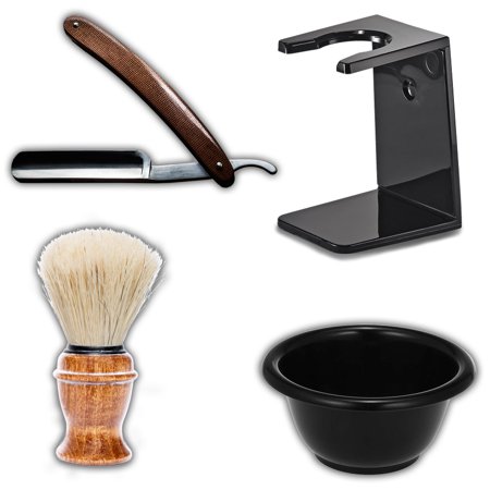 Professional Straight Edge Barber Razor For Men Kit: (1 Pk) Stright Razors Blade