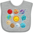 thumbnail image 3 of Inktastic Happy Sun Moon and Planets Boys or Girls Baby Bib, 3 of 4