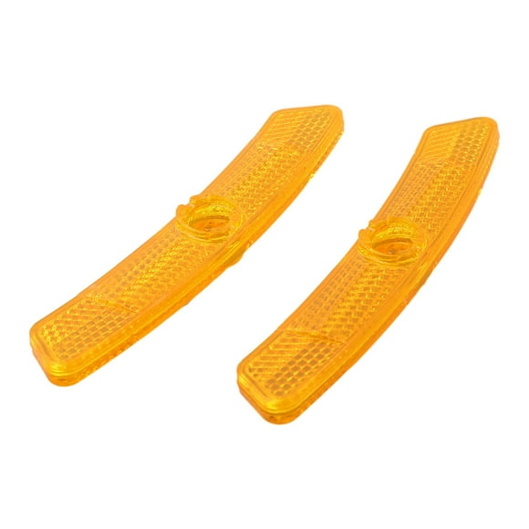 4PCS Reflectors Reflectors Front Rear Spoke Reflectors Yellow Shenzhuyue