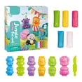 thumbnail image 2 of Partheme Novelty Toys 1 Counts Vegetable Dinosaur Hamburger Soft Plasticine Toy with Tools Multicolor, 2 of 3